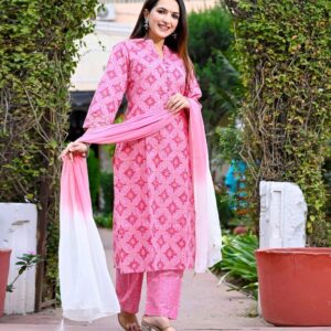 pink churidar