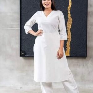 white kurti